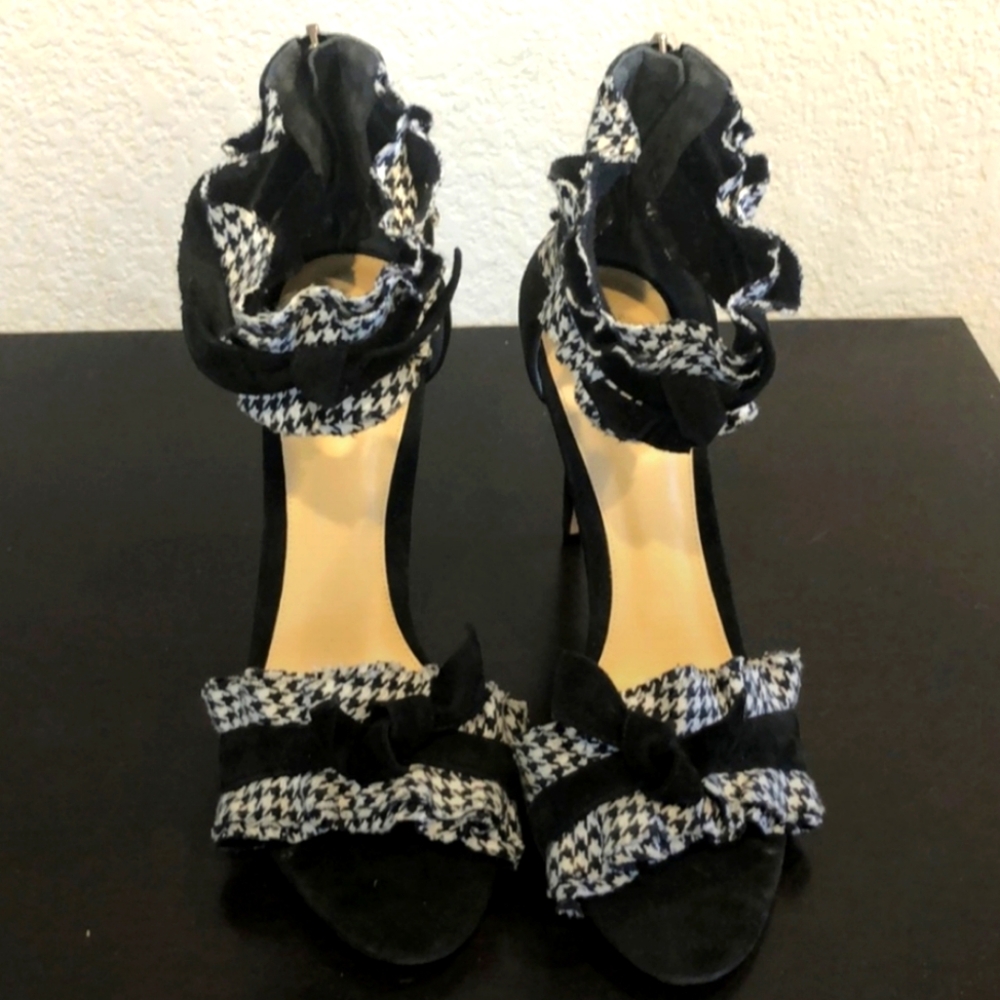 Alexandre Birman Ruffle/ Houndsooth - Picture 4 of 5